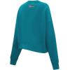 Pro Standard Womens NFL Classic Chenille Brushed Back French Terry Crewneck Sweatshirt(Teal)