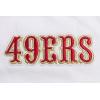 Pro Standard Womens NFL Classic Chenille Brushed Back French Terry Crewneck Sweatshirt(White)