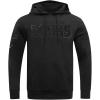 Pro Standard Mens NHL Classic Triple Black Pull Over Hoodie(Triple Black)