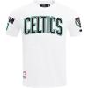 Pro Standard NBA Mens Mens NBA Boston Celtics Classic Player Cotton Short Sleeve Tee(White)