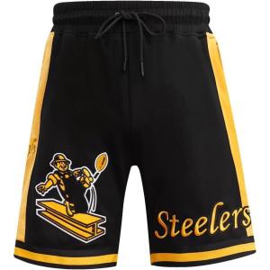 Pro Standard Mens NFL Retro Classics Athletic Short(Black/Yellow)
