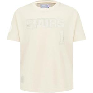 Pro Standard NBA Boys Big Boys NBA San Antonio Spurs Neutrals Player Cotton Short Sleeve Tee(Eggshell)