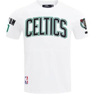Pro Standard NBA Mens Mens NBA Boston Celtics Classic Player Cotton Short Sleeve Tee(White)