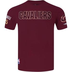 Pro Standard NBA Mens Mens NBA Cleveland Cavaliers Classic Player Cotton Short Sleeve Tee(Wine)
