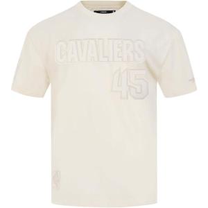 Pro Standard NBA Mens Mens NBA Cleveland Cavaliers Neutrals Player Cotton Short Sleeve Tee(Eggshell)
