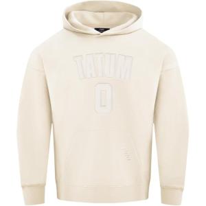 Pro Standard NBA mens Mens Nba Boston Celtics Neutrals Player Fleece Pull Over Hoodie(Eggshell)