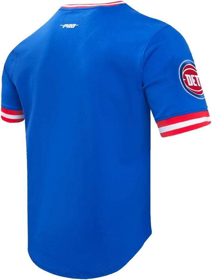 imagePro Standard NBA Mens Mens NBA Retro Classics Cotton Double Knit Short Sleeve TeeRoyal BlueRed