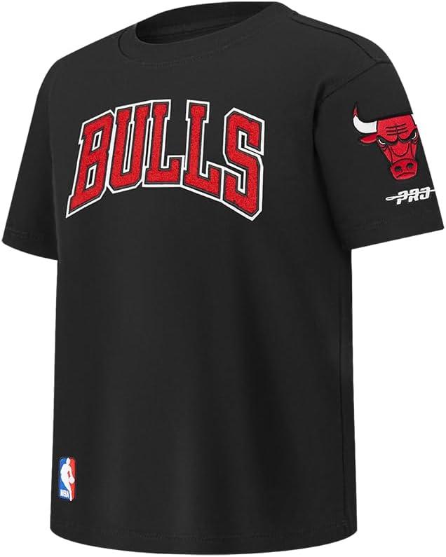 imageBig Boys NBA Classic Chenille Cotton Taping TeeBlackGray