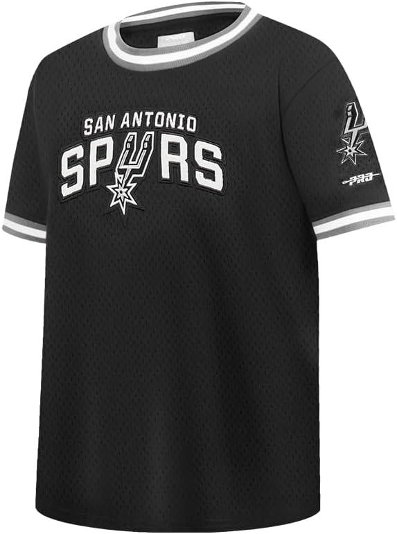 imageBig Boys NBA Classic Chenille Cotton Taping TeeBlackGray