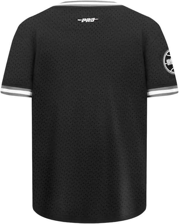 imageBig Boys NBA Classic Chenille Cotton Taping TeeBlackGray