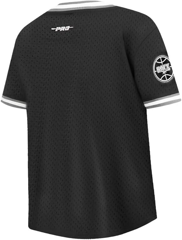 imageBig Boys NBA Classic Chenille Cotton Taping TeeBlackGray