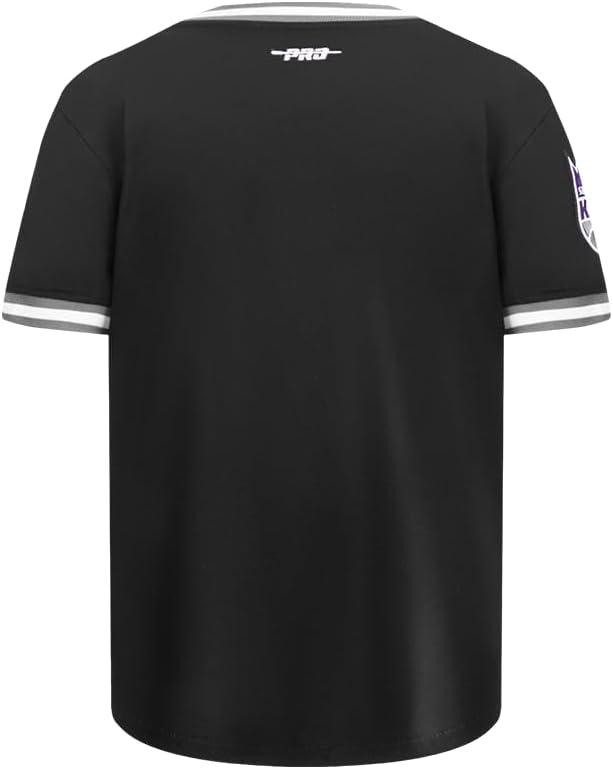 imageBig Boys NBA Classic Chenille Cotton Taping TeeBlackGray