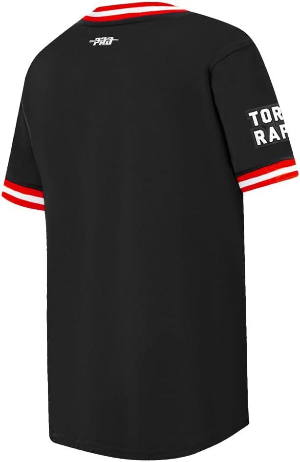 imageBig Boys NBA Classic Chenille Cotton Taping TeeBlackRed