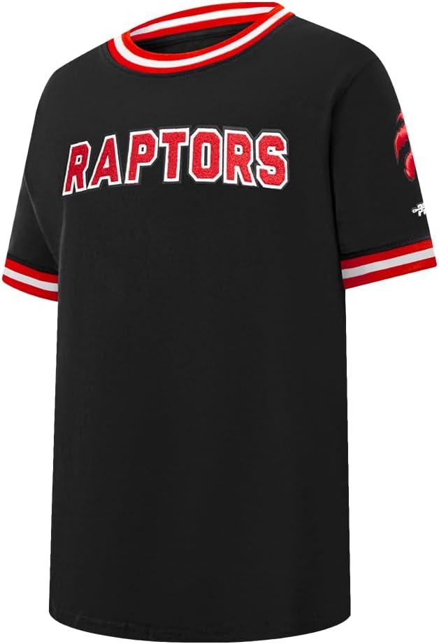 imageBig Boys NBA Classic Chenille Cotton Taping TeeBlackRed