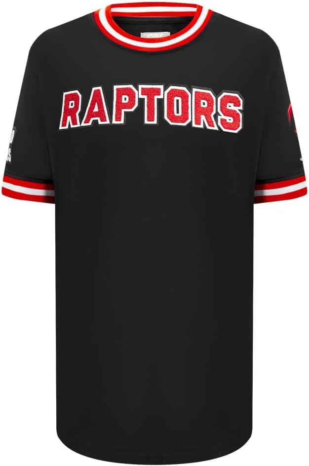 imageBig Boys NBA Classic Chenille Cotton Taping TeeBlackRed