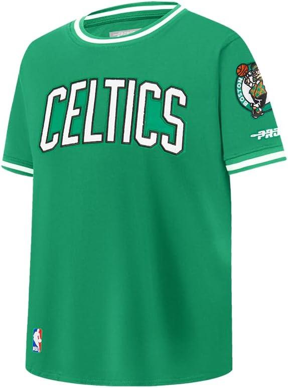 imageBig Boys NBA Classic Chenille Cotton Taping TeeKelly Green