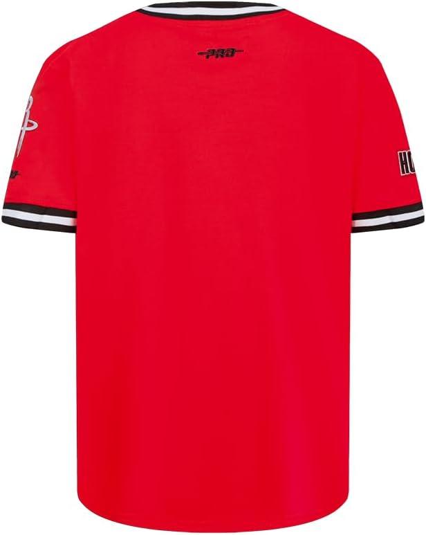 imageBig Boys NBA Classic Chenille Cotton Taping TeeRedBlack