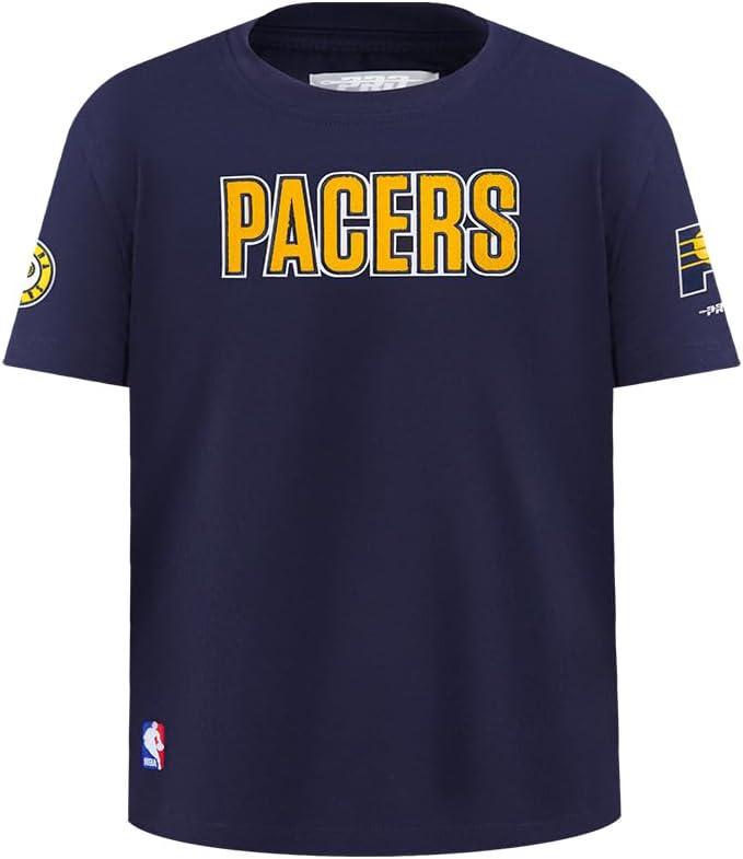 imageBig Boys NBA Classic Chenille Cotton Taping TeeRedBlack