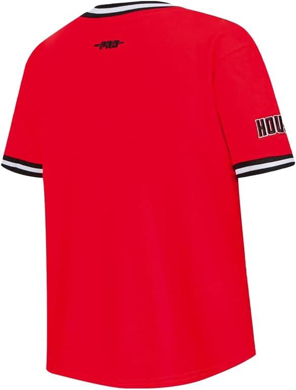 imageBig Boys NBA Classic Chenille Cotton Taping TeeRedBlack