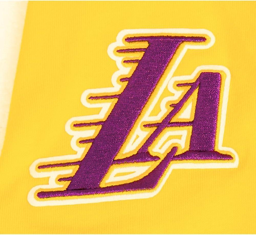 imageBig Boys NBA Classic Chenille Cotton Taping TeeYellowPurple