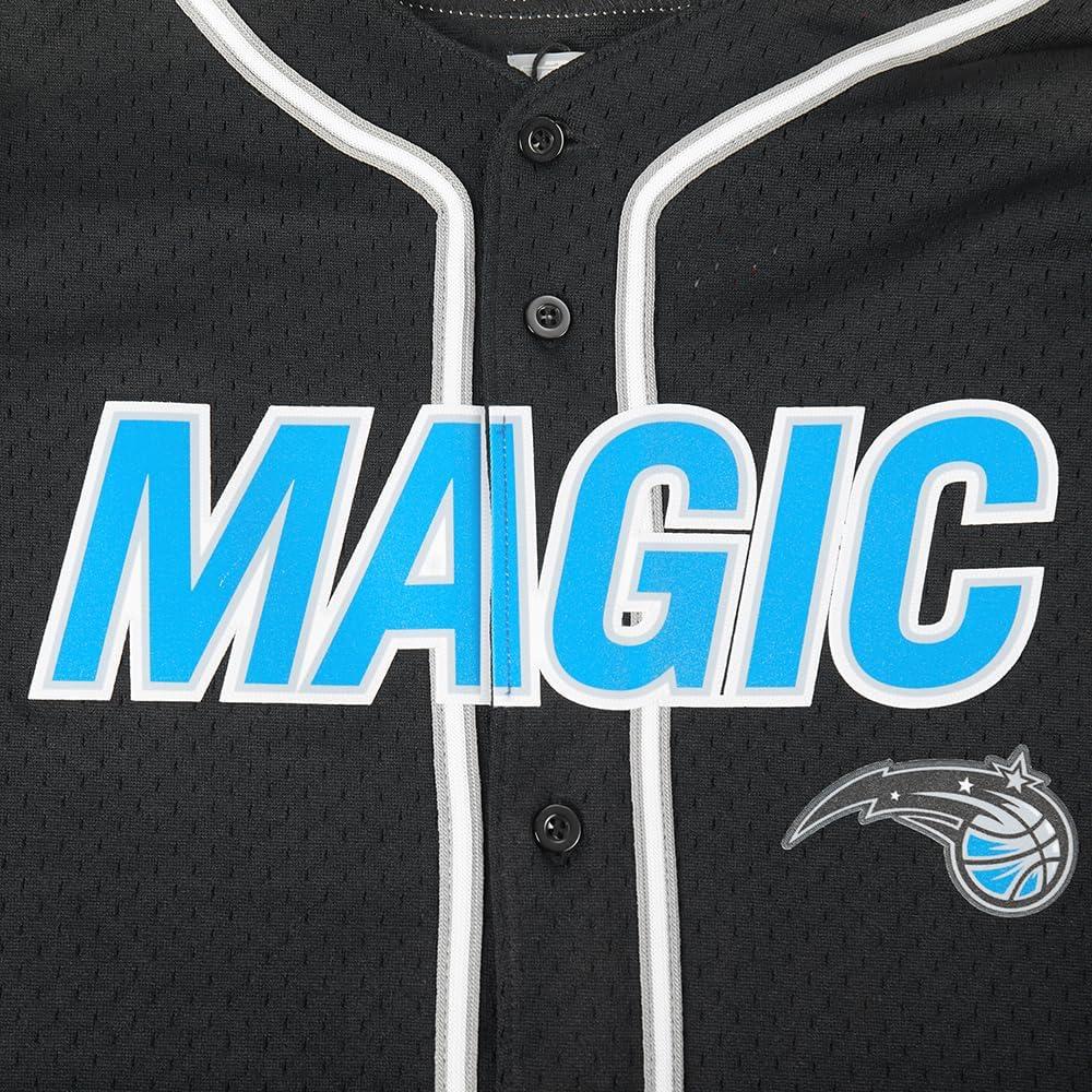 imageBig Boys NBA Mesh Button Down TopBlackGray