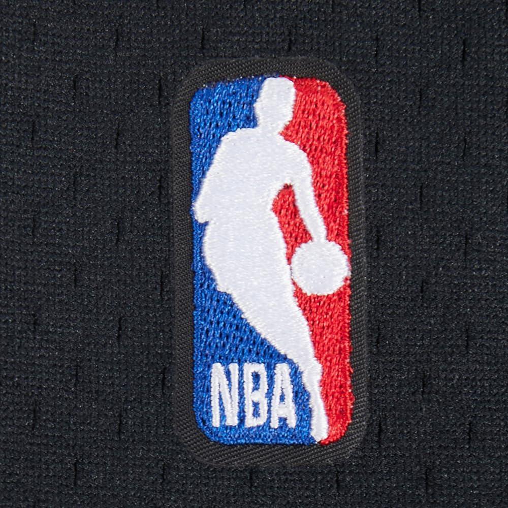 imageBig Boys NBA Mesh Button Down TopBlackGray