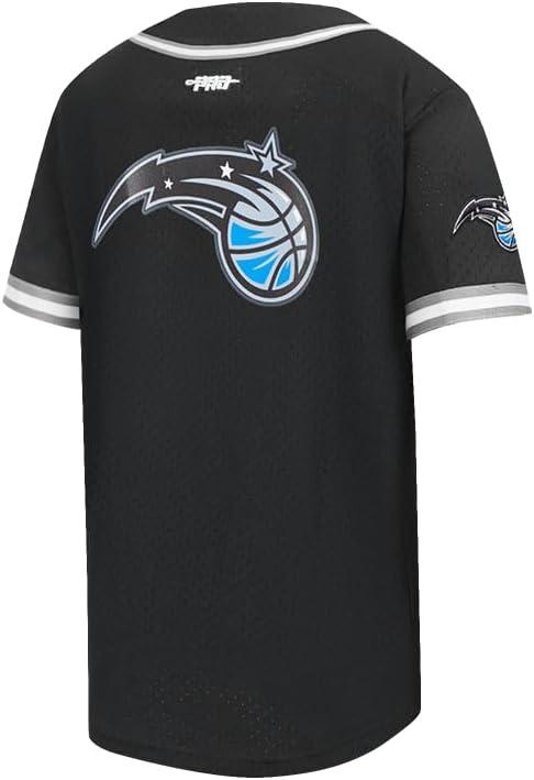 imageBig Boys NBA Mesh Button Down TopBlackGray