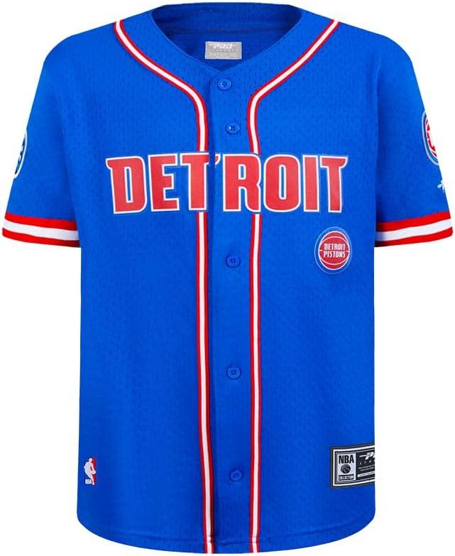 imageBig Boys NBA Mesh Button Down TopRoyal BlueRed