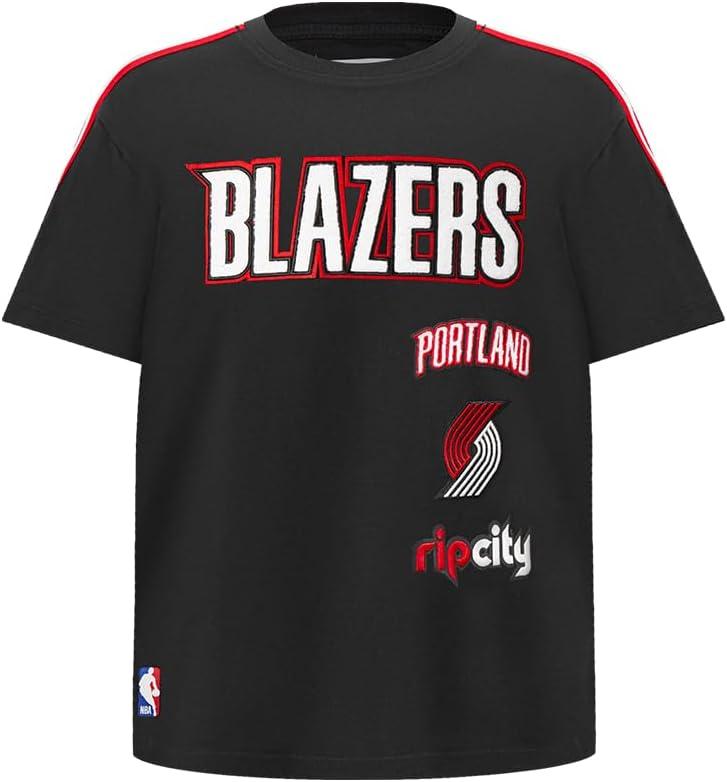 imageBig Boys NBA Retro Classics Cotton Taping TeeBlackRed