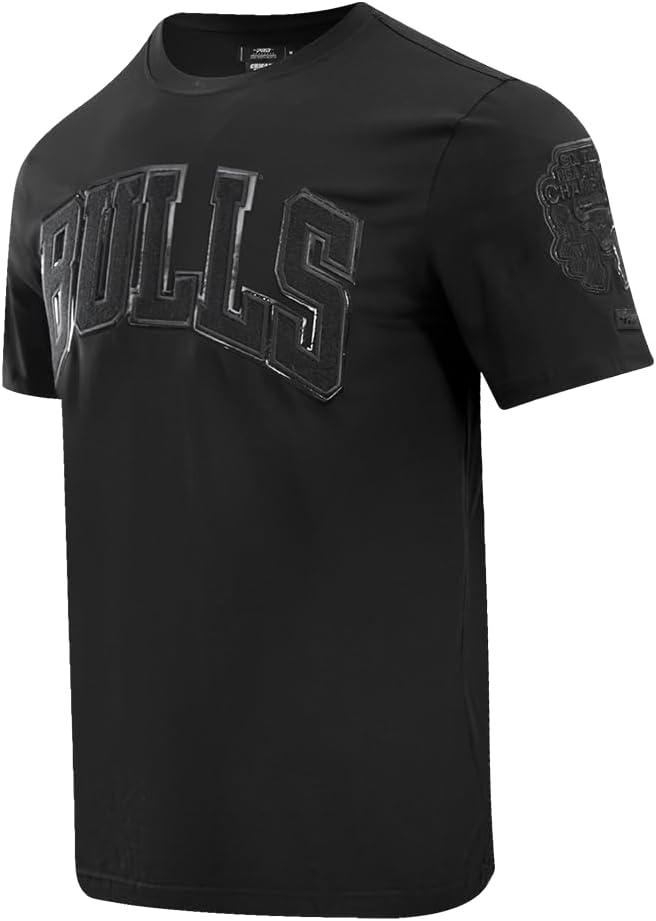 imageMens NBA Classic Triple Black Cotton Short Sleeve TeeBlack
