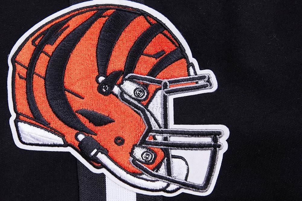 imageMens NFL Classic Chenille Cotton Double Knit ShortCincinnati Bengals Black