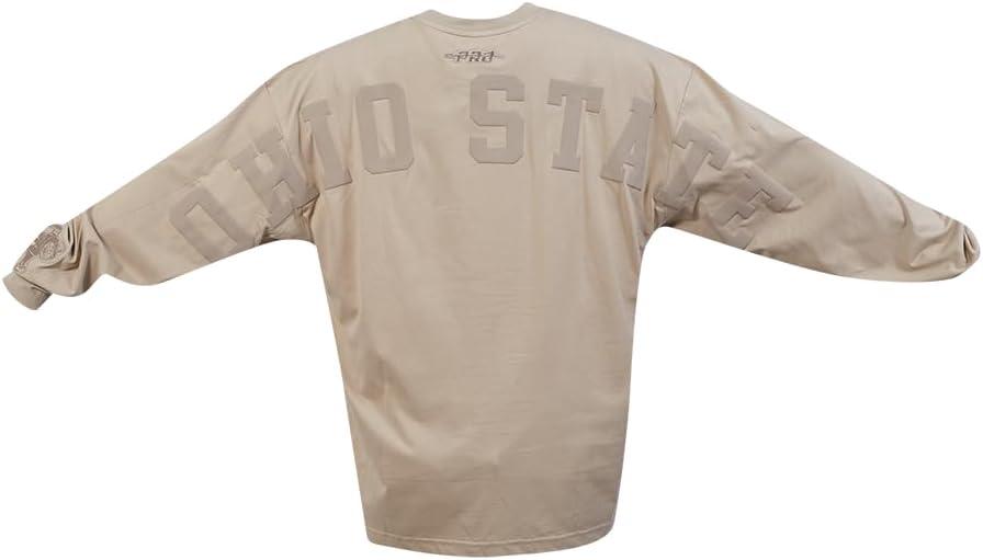 imagePRO STANDARD Mens College Wingspan Cotton Long Sleeve TeeTaupe