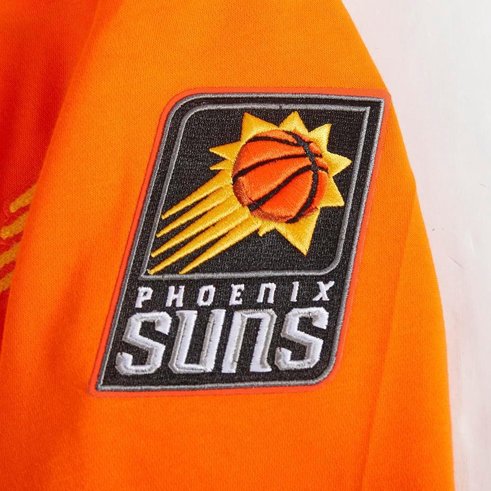 imagePro Standard Big Boys NBA Classic Chenille Fleece Full Zip HoodieOrange