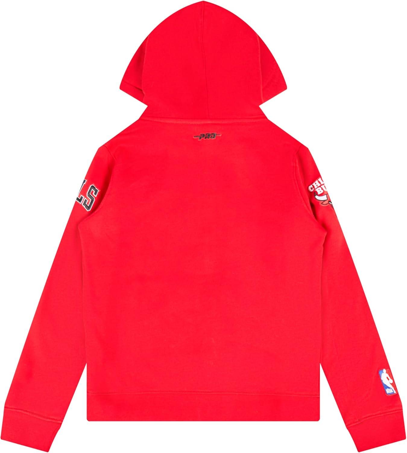 imagePro Standard Big Boys NBA Classic Chenille Fleece Full Zip HoodieRed