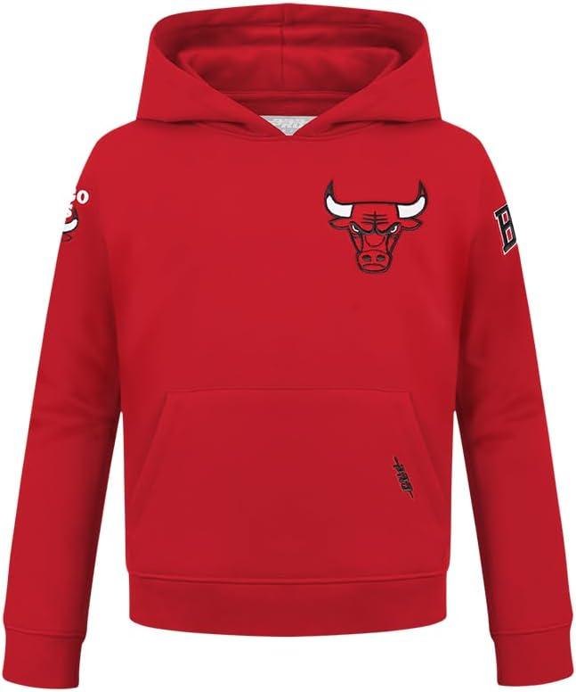 imagePro Standard Big Boys NBA Classic Chenille Fleece Full Zip HoodieRed