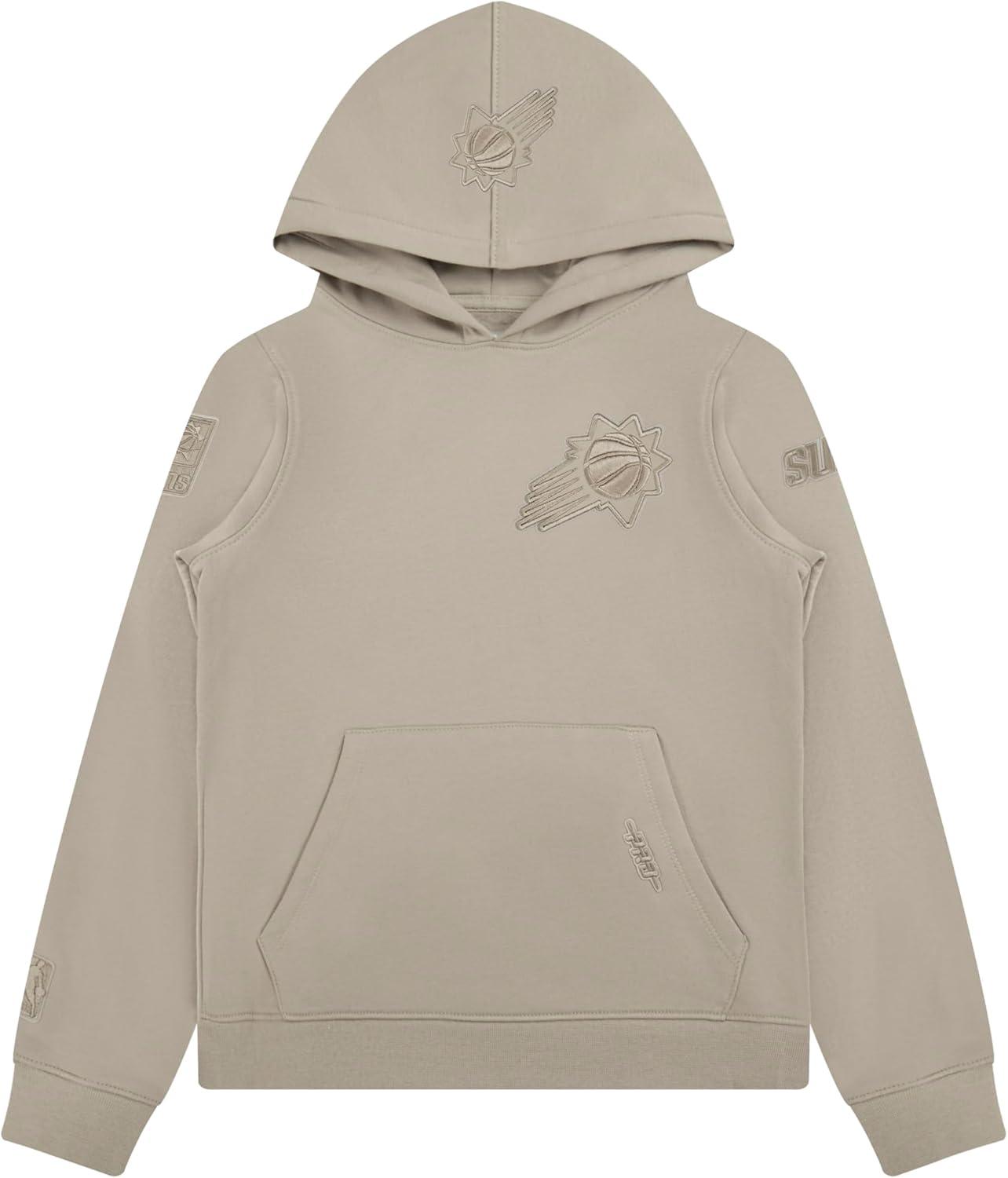 imagePro Standard Big Boys NBA Neutral Fleece Pull Over HoodieTaupe