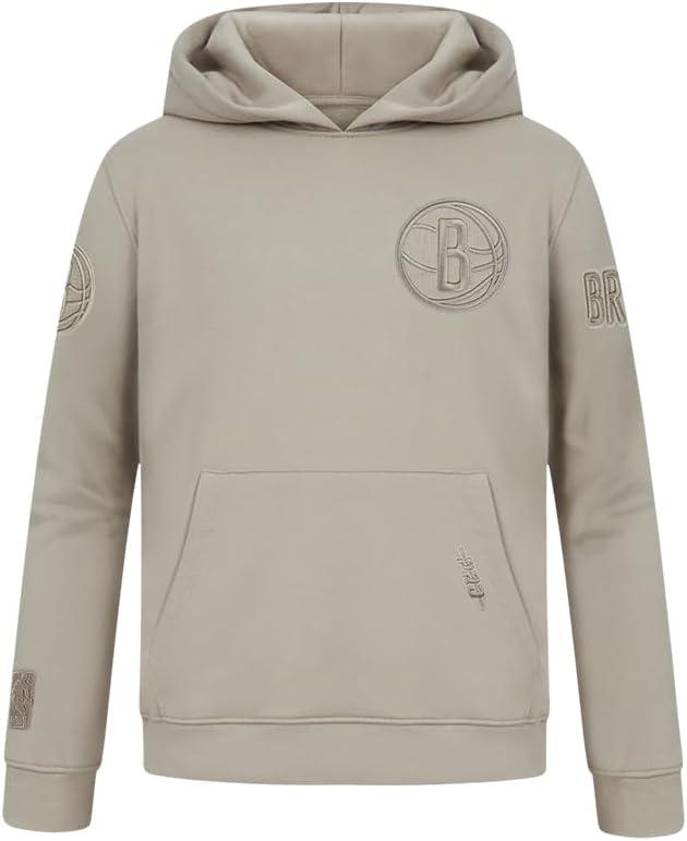 imagePro Standard Big Boys NBA Neutral Fleece Pull Over HoodieTaupe
