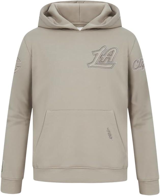 imagePro Standard Big Boys NBA Neutral Fleece Pull Over HoodieTaupe
