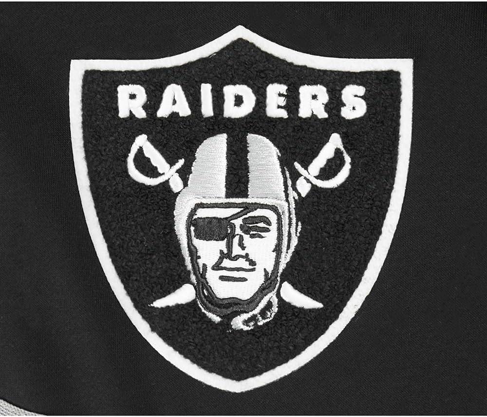 imagePro Standard Big Boys NFL Classic Chenille Athletic ShortBlackGray