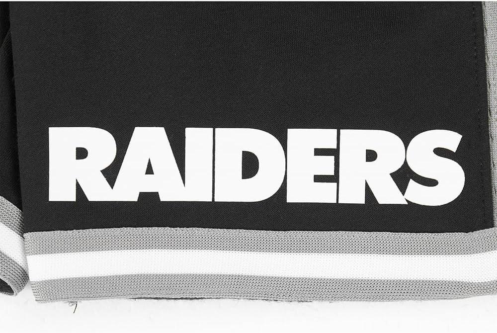 imagePro Standard Big Boys NFL Classic Chenille Athletic ShortBlackGray