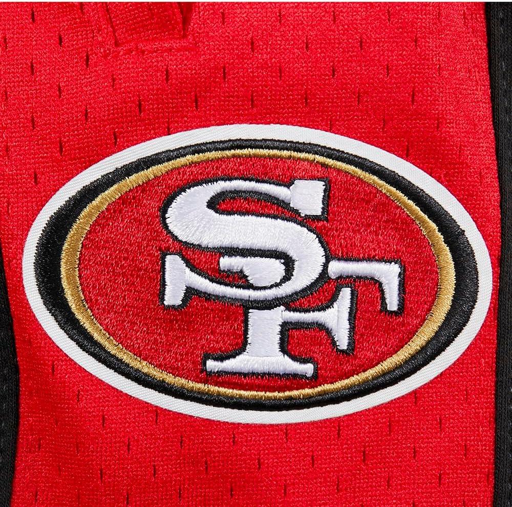 imagePro Standard Big Boys NFL Classic Chenille Athletic ShortBlackRed