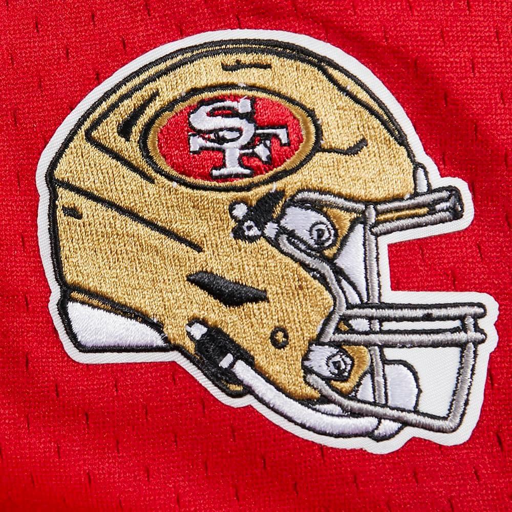 imagePro Standard Big Boys NFL Classic Chenille Athletic ShortBlackRed