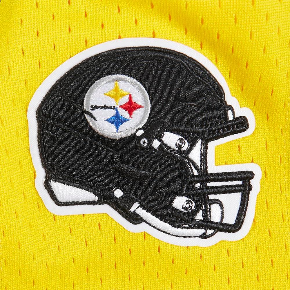 imagePro Standard Big Boys NFL Classic Chenille Athletic ShortBlackYellow