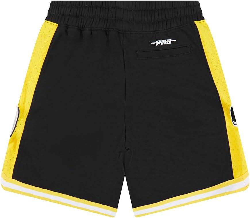 imagePro Standard Big Boys NFL Classic Chenille Athletic ShortBlackYellow