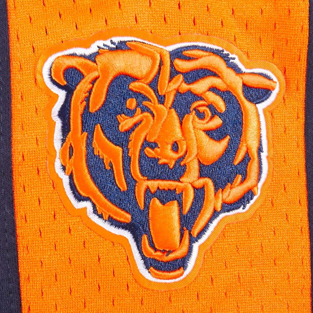 imagePro Standard Big Boys NFL Classic Chenille Athletic ShortMidnight NavyOrange