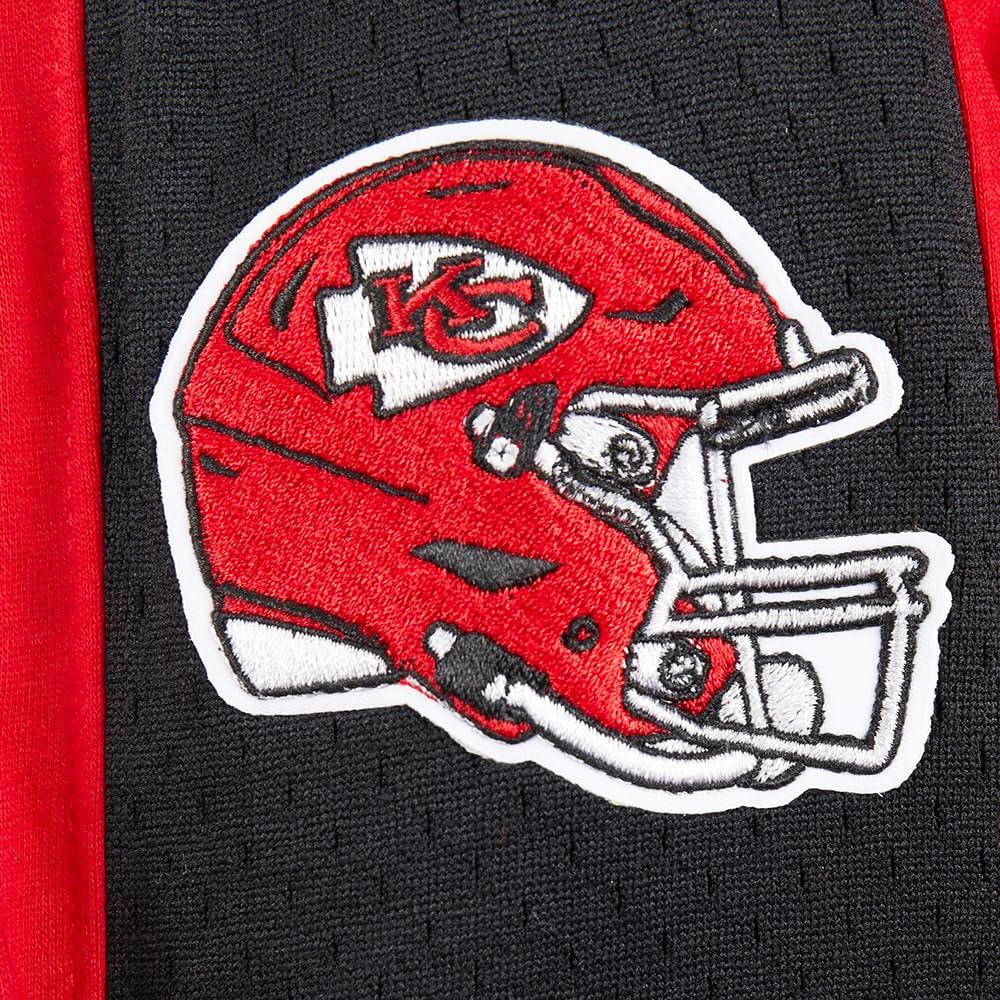 imagePro Standard Big Boys NFL Classic Chenille Athletic ShortRedBlack