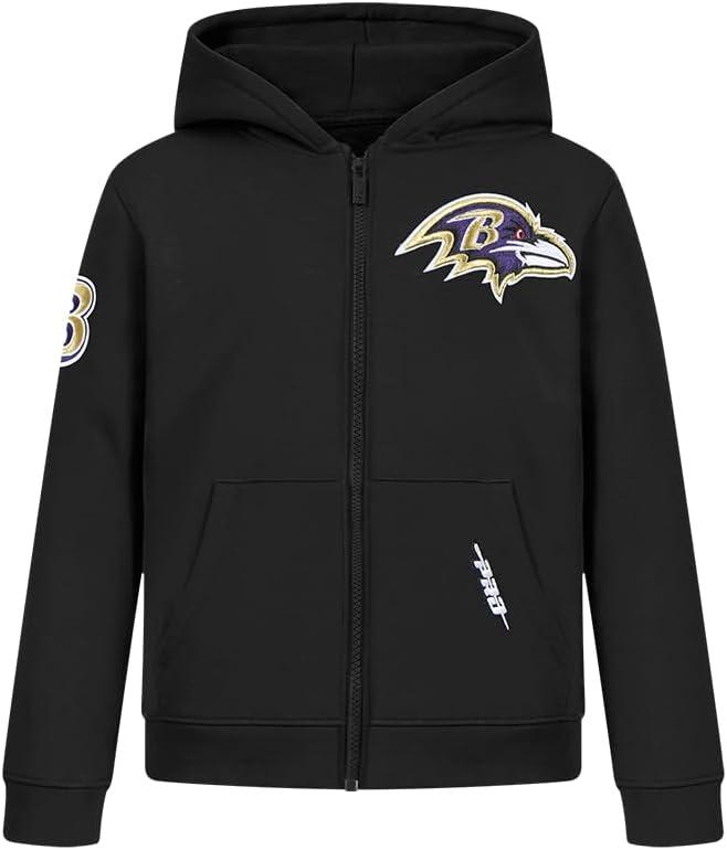 imagePro Standard Big Boys NFL Classic Chenille Full Zip HoodieBlack