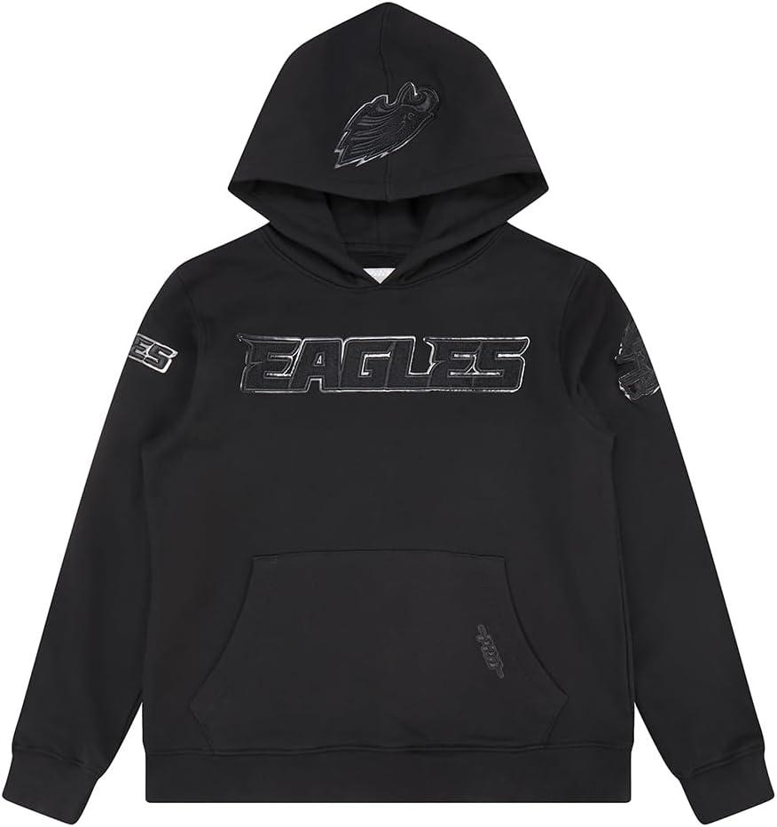 imagePro Standard Big Boys NFL Classic Triple Black Pull Over HoodieBlack