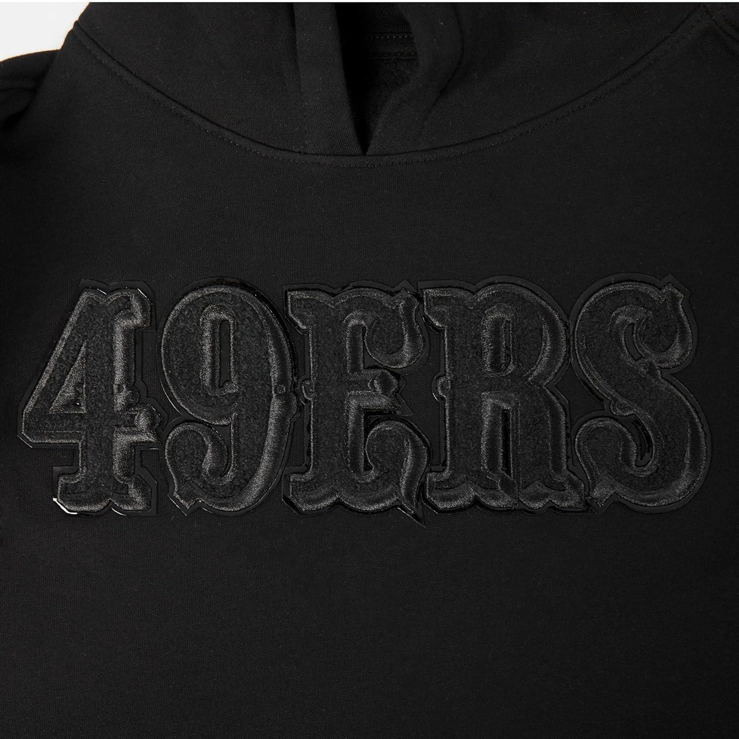 imagePro Standard Big Boys NFL Classic Triple Black Pull Over HoodieBlack