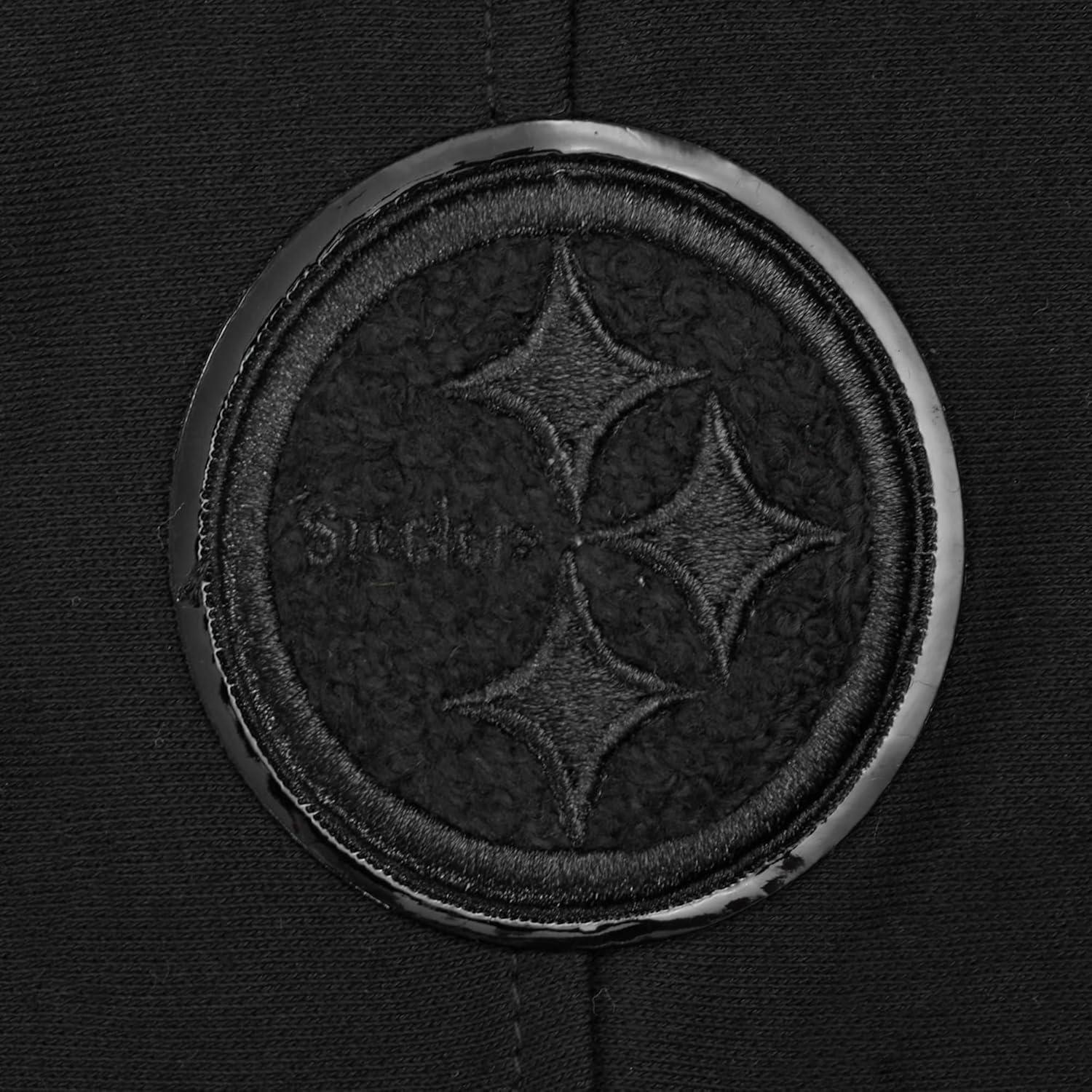 imagePro Standard Big Boys NFL Classic Triple Black Pull Over HoodieBlack